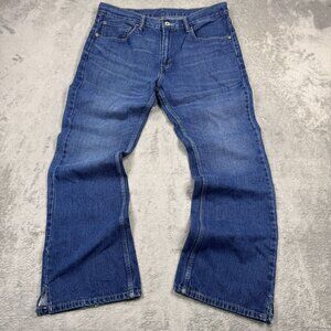 LEVIS 527 Boot Cut Denim Jeans Mens Bootcut Blue Medium Wash Jean Casual Western